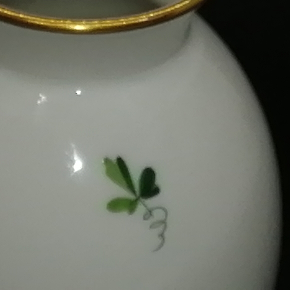 SOLD.           VTG. Augarten Wien Austria Bud Vase St. Patrick's - Picture 6 of 12